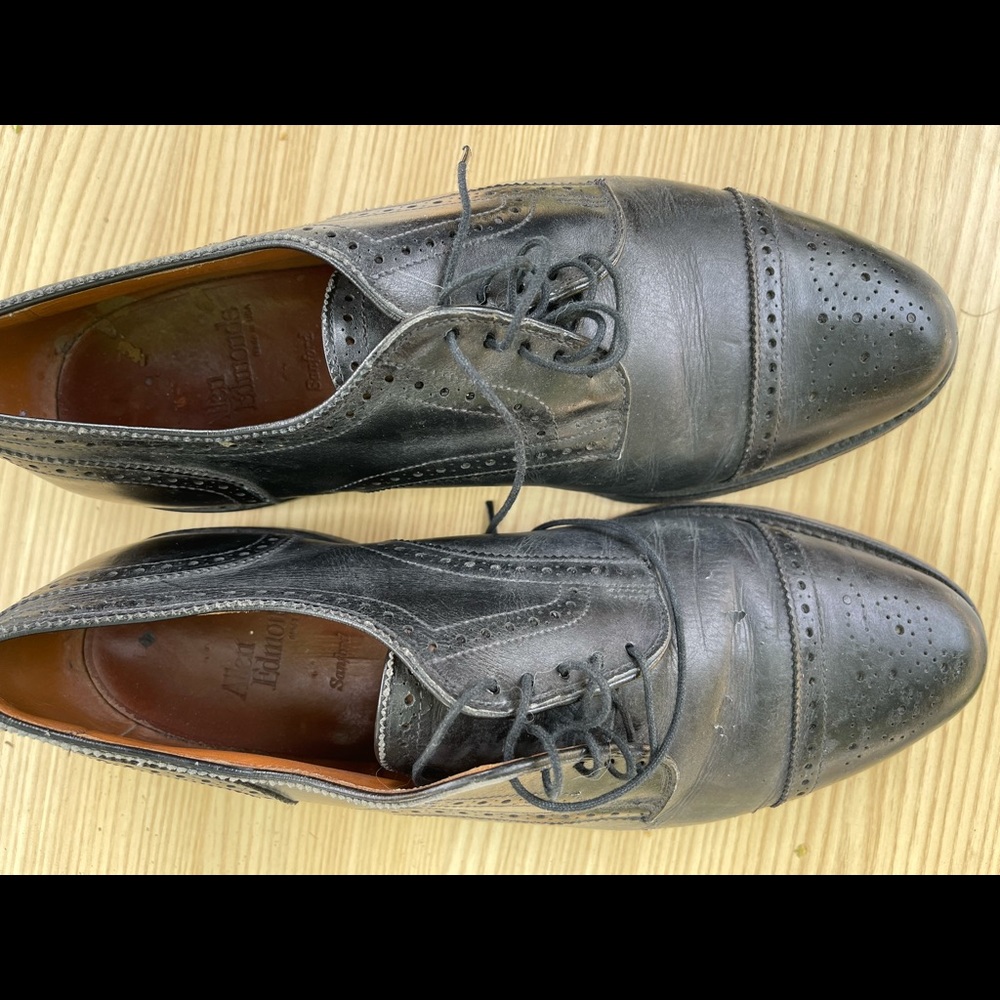 Allen Edmonds Black Sanford size 10